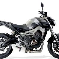 Exhaust compatible with Yamaha FJ-09 Tracer 2015-2016, Albus Ceramic, Full system exhaust including removable db killer and catalyst 