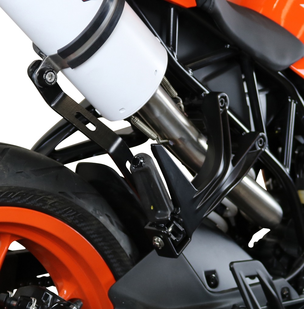 Exhaust compatible with Ktm RC 125 2017-2020, Albus Evo4, Slip-on exhaust including link pipe and removable db killer 