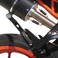 Exhaust compatible with Ktm RC 390 2015-2016, M3 Inox , Slip-on exhaust including removable db killer and link pipe 