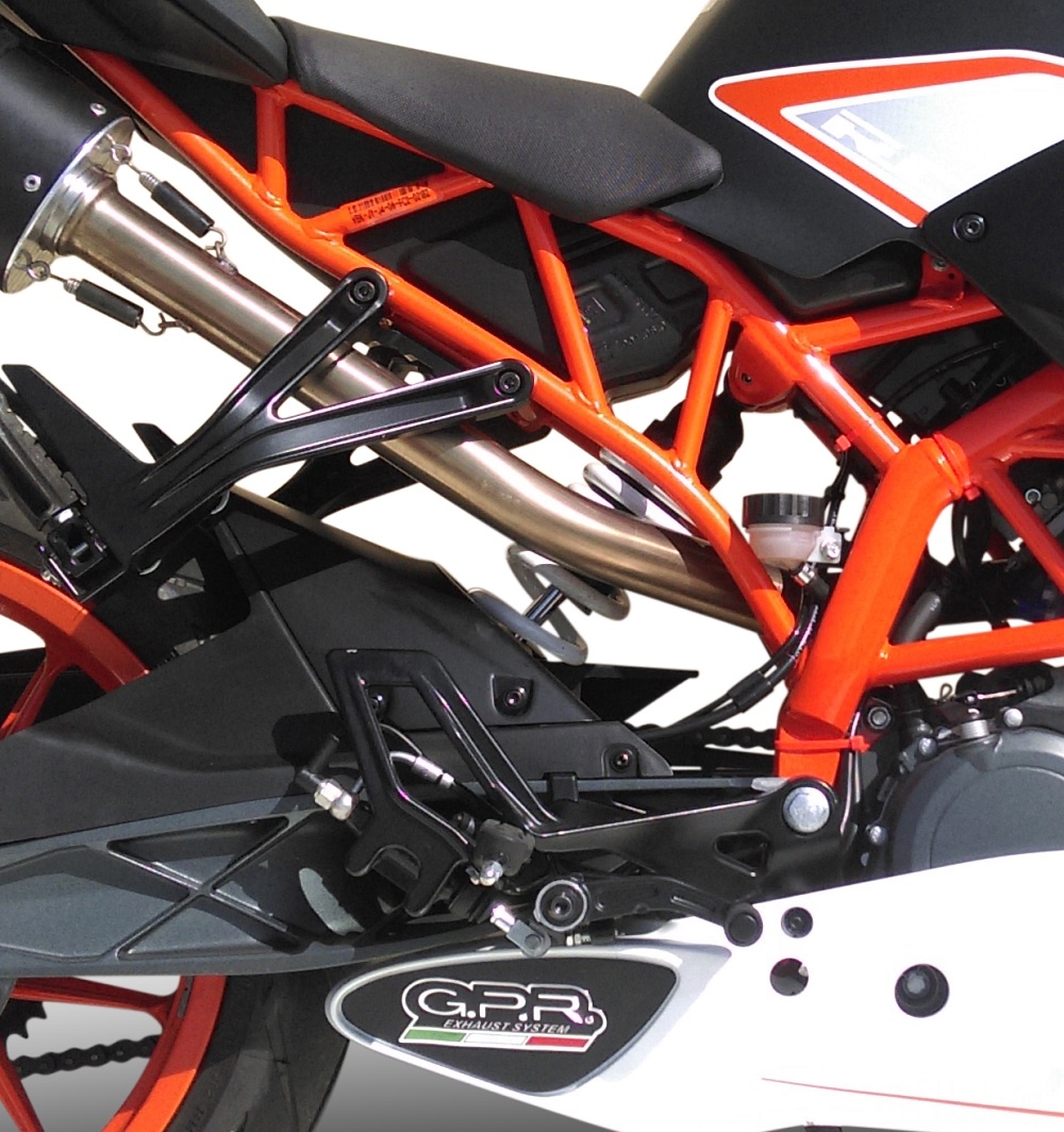 Exhaust compatible with Ktm RC 390 2022-2024, Decatalizzatore, Decat pipe 