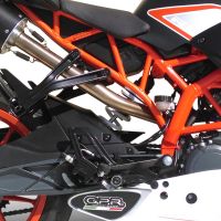 Exhaust compatible with Ktm RC 390 2022-2024, Decatalizzatore, Decat pipe 
