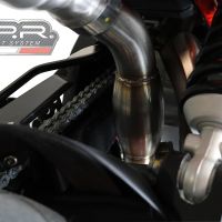 Exhaust compatible with Aprilia Dorsoduro 900 2017-2020, Decatalizzatore, Decat pipe 