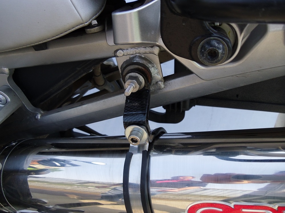 Exhaust compatible with Yamaha XT1200Z Supertenere 2017-2020, Furore Evo4 Poppy, Slip-on exhaust including removable db killer and link pipe, EPA-compliant 