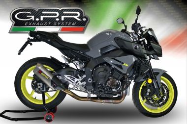 GPR escape compatible con  Yamaha Mt-10 2016-2024, Decatalizzatore, Tubo supresor de catalizador 