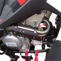 Exhaust compatible with Beeline Bestia 5.5 Supermoto / Offroad 2011-2021, Deeptone Atv, Full system exhaust, including removable db killer 