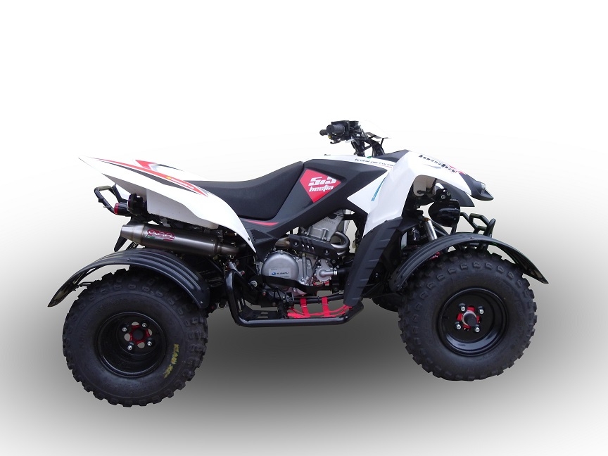 Exhaust compatible with Beeline Bestia 5.5 Supermoto / Offroad 2011-2021, Deeptone Atv, Full system exhaust, including removable db killer 
