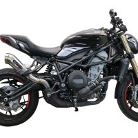 Exhaust compatible with Benelli 752S 2022-2024, Powercone Evo, Slip-on exhaust including removable db killer and link pipe 