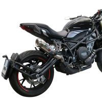 Exhaust compatible with Benelli 752S 2022-2024, Powercone Evo, Slip-on exhaust including removable db killer and link pipe 