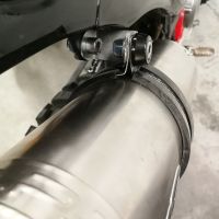 Exhaust compatible with Beta Alp 4.0 2018-2020, Furore Evo4 Nero, Slip-on exhaust including link pipe and removable db killer 