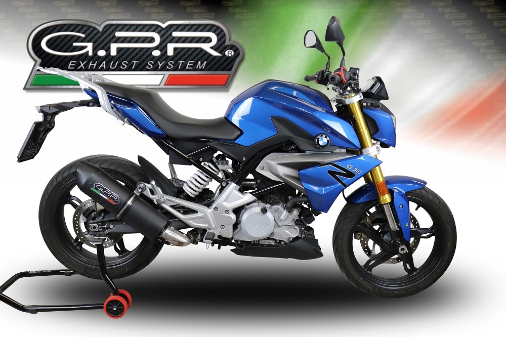 Exhaust compatible with Bmw G310R 2022-2024, Furore Evo4 Poppy, Full system exhaust, including removable db killer 