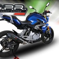Exhaust compatible with Bmw G310R 2017-2021, Gpe Ann. Poppy, Full system exhaust, including removable db killer 