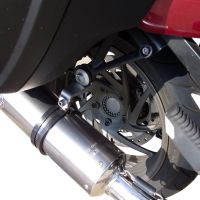 Exhaust compatible with Bmw K1600GT 2017-2021, GP Evo4 Poppy, Dual slip-on including removable db killers and link pipes 