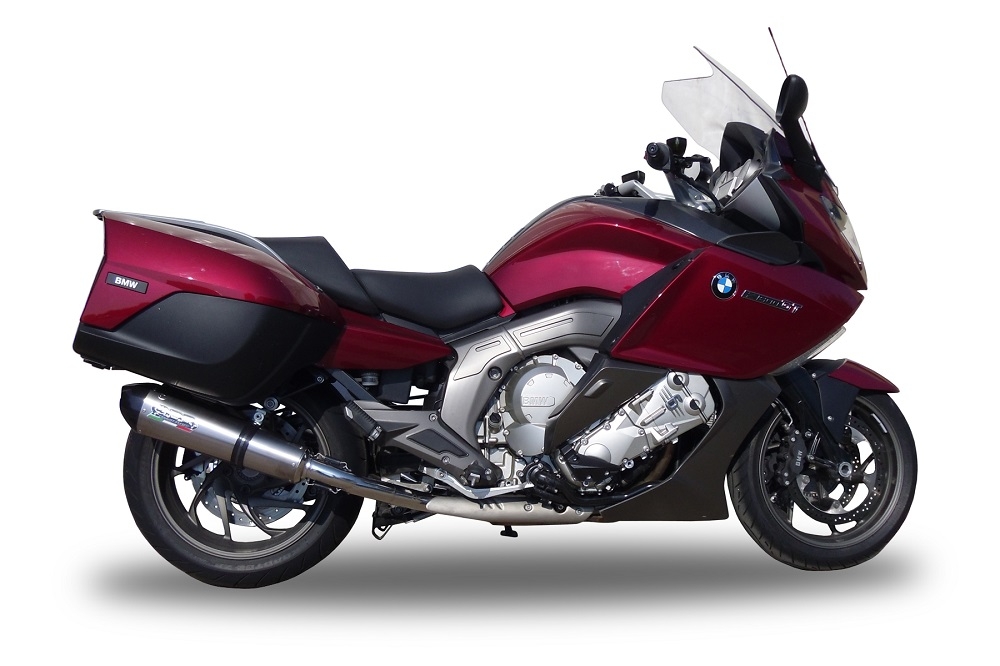 Exhaust compatible with Bmw K1600GT 2022-2025, GP Evo4 Titanium, Dual slip-on including removable db killers and link pipes 
