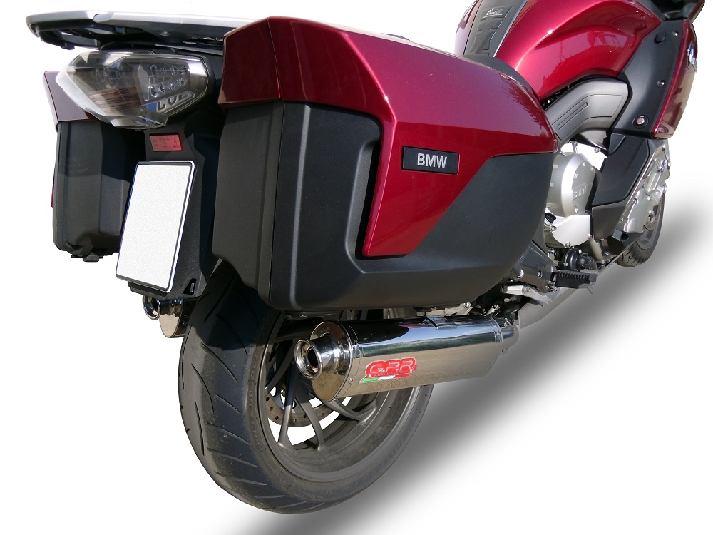 Exhaust compatible with Bmw K1600GT 2010-2016, Trioval, Dual slip-on including removable db killers and link pipes, EPA-compliant 