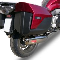 Exhaust compatible with Bmw K1600GT 2010-2016, Trioval, Dual slip-on including removable db killers and link pipes, EPA-compliant 
