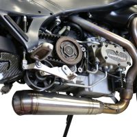 Exhaust compatible with Buell UlySseses Xb 12 X 2008-2011, Powercone Evo, Slip-on exhaust including removable db killer and link pipe, EPA-compliant 