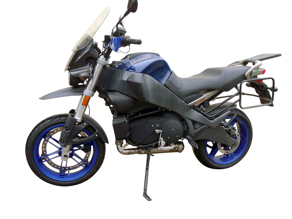 Exhaust compatible with Buell UlySseses Xb 12 X 2008-2011, Powercone Evo, Slip-on exhaust including removable db killer and link pipe, EPA-compliant 