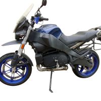 Exhaust compatible with Buell UlySseses Xb 12 X 2008-2011, Powercone Evo, Slip-on exhaust including removable db killer and link pipe, EPA-compliant 