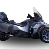 Exhaust compatible with Can Am Spyder 1000 Rs - RSs 2013-2016, Furore Poppy, Slip-on exhaust including removable db killer and link pipe 