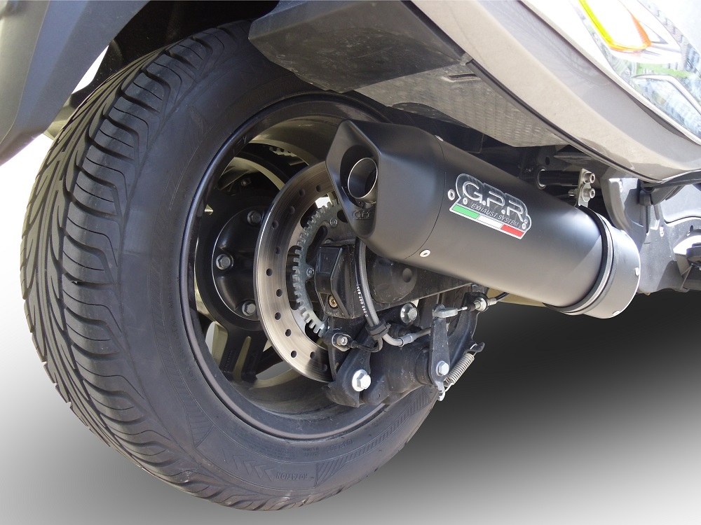Exhaust compatible with Can Am Spyder 1000 Gs 2007-2009, Furore Poppy, Slip-on exhaust including removable db killer and link pipe 