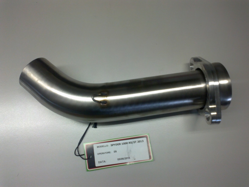 Exhaust compatible with Can Am Spyder 1000 Rs - RSs 2013-2016, Gpe Ann. Black titanium, Slip-on exhaust including removable db killer and link pipe 