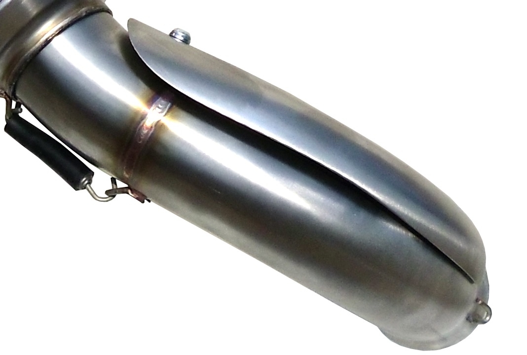 Exhaust compatible with Can Am Spyder Rs 1000 2008-2012, Gpe Ann. Black titanium, Slip-on exhaust including removable db killer and link pipe 