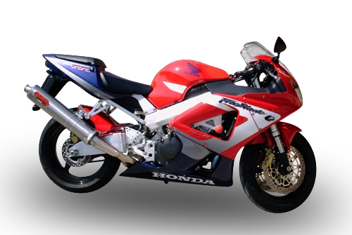 GPR exhaust compatible with Honda CBR900RR 2000-2003, Inox Tondo, Bolt-on silencer including removable db killer, EPA-compliant 