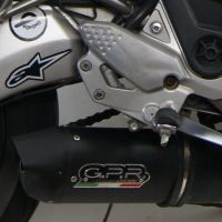 Exhaust compatible with Cf Moto Nk 650 2012-2016, Furore Poppy, Slip-on exhaust including removable db killer and link pipe, not EPA-compliant 