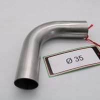 GPR escape compatible con  Cafè Racer Cafè Racer 1980-2021, Curva inox - Inox Curve Diam 35, Curva Diam.35 
