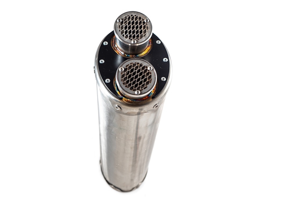 Exhaust compatible with Benelli Trk 702 2023-2024, Dual Inox, Slip-on exhaust including removable db killer and link pipe, EPA-compliant 