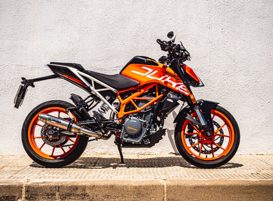 GPR exhaust compatible with Ktm RC 390 2017-2020, Deeptone Inox, Slip ...