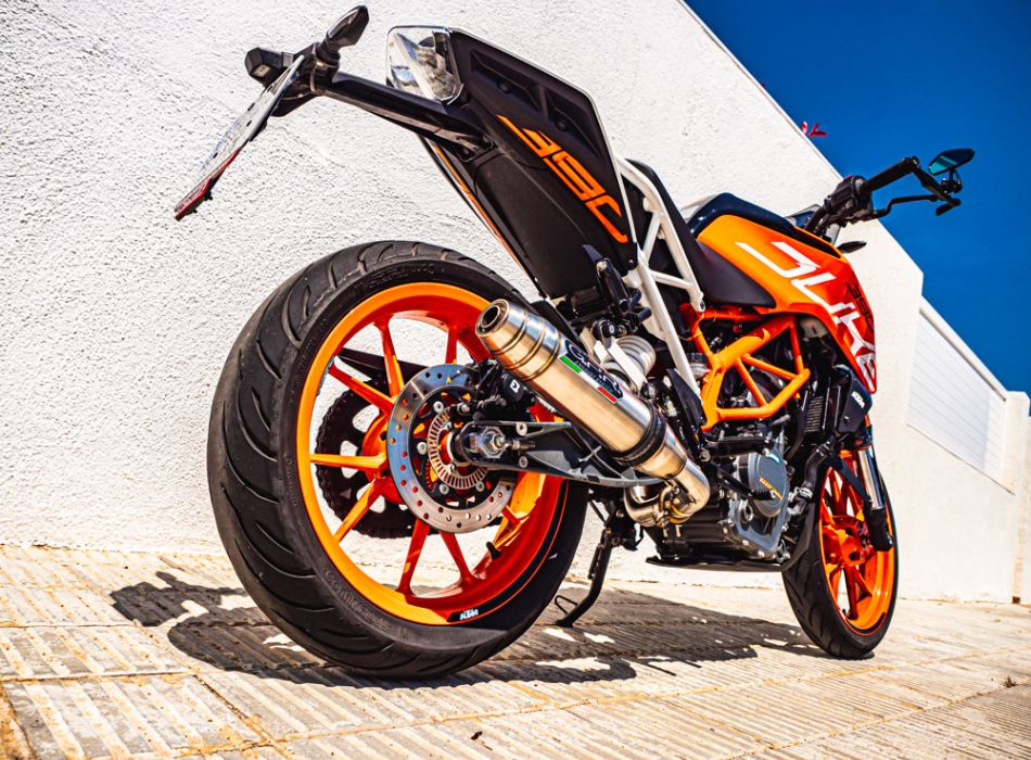GPR exhaust compatible with Ktm RC 390 2017-2020, Deeptone Inox, Slip ...