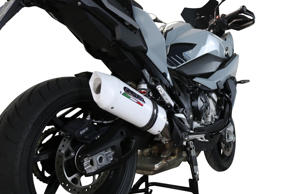 Exhaust compatible with Bmw S1000XR 2020-2025, Albus Evo4, Slip-on exhaust including removable db killer and link pipe, EPA-compliant 