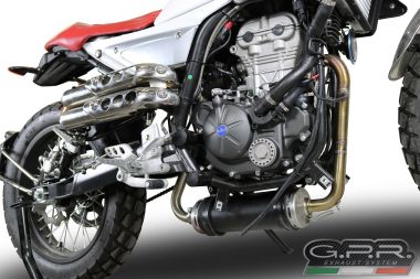 GPR escape compatible con  F.B. Mondial Hps 125 2016-2018, Decatalizzatore, Tubo supresor de catalizador 