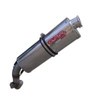 Exhaust compatible with Bmw F650ST 1993-2002, Trioval, Slip-on exhaust including removable db killer and link pipe 