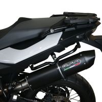 Exhaust compatible with Bmw F800GS Adventure 2016-2018, Furore Evo4 Nero, Slip-on exhaust including removable db killer and link pipe, EPA-compliant 