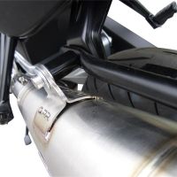 Exhaust compatible with Bmw F800GT 2017-2019, Powercone Evo, Slip-on exhaust including removable db killer and link pipe 
