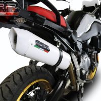 Exhaust compatible with Bmw F 900 Gs Adventure 2024-2025, Albus Evo4, Slip-on exhaust including removable db killer and link pipe, EPA-compliant 