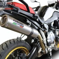 Exhaust compatible with Bmw F850GS - Adventure 2021-2024, M3 Inox , Slip-on exhaust including removable db killer and link pipe, EPA-compliant 