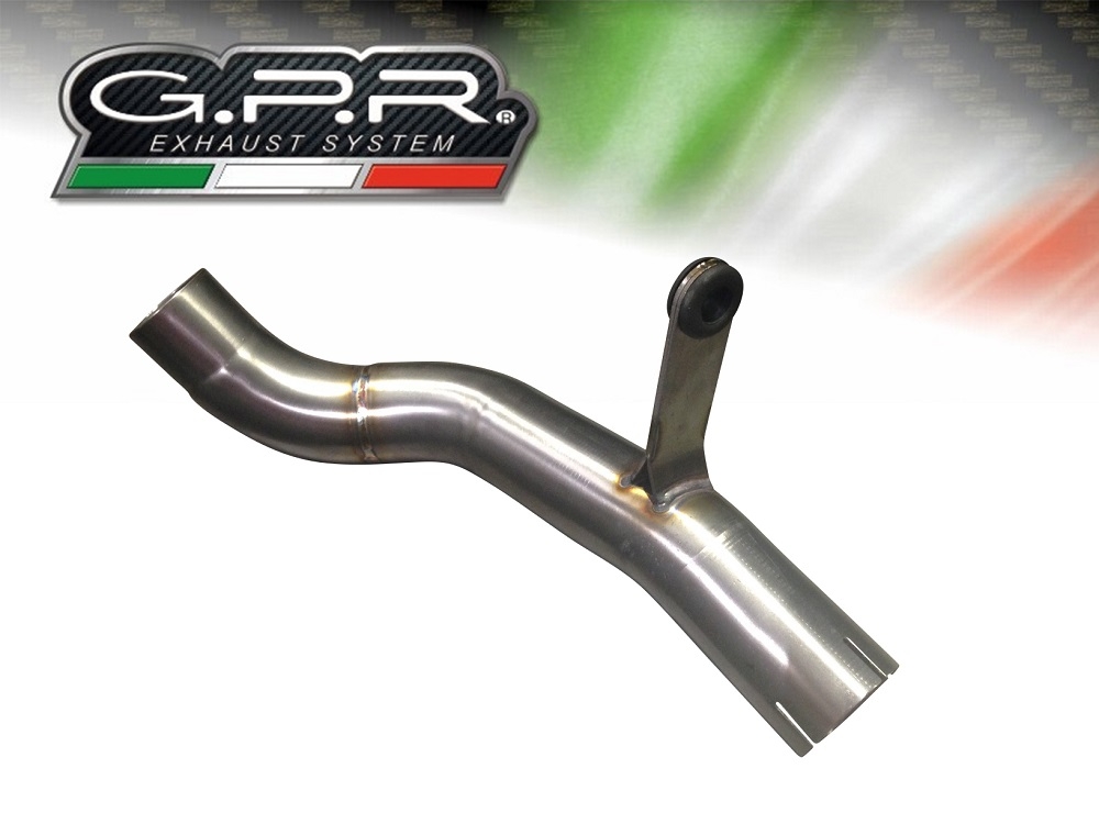 Exhaust compatible with Bmw F 800 Gs 2024-2025, GP Evo4 Titanium, Slip-on exhaust including removable db killer and link pipe 