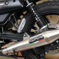 GPR escape compatible con  Moto Guzzi V7 III Special-Stone-Carbon 2017-2018, Vintacone, Escape racing, linea completa, suministrado con colector especifico, articulo sin homologacion 