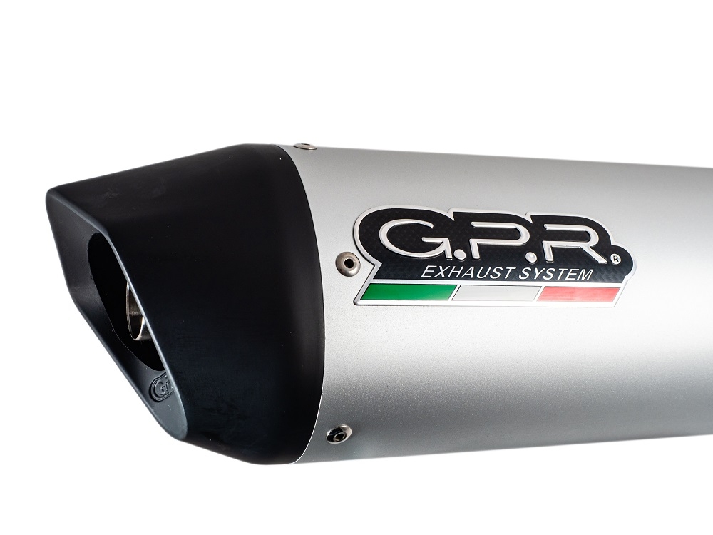 Exhaust compatible with Tuning TUNING 1980-2021, Furore alluminio, Universal silencer, without link pipe 