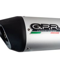 Exhaust compatible with Tuning TUNING 1980-2021, Furore alluminio, Universal silencer, without link pipe 