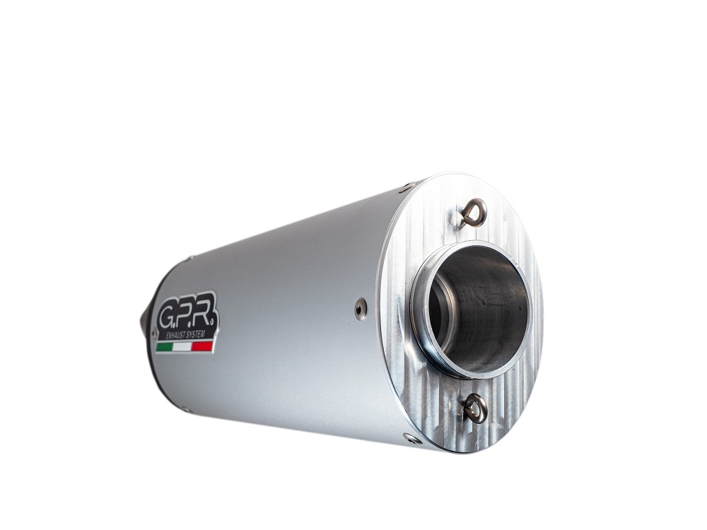 Exhaust compatible with Tuning TUNING 1980-2021, Furore alluminio, Universal silencer, without link pipe 