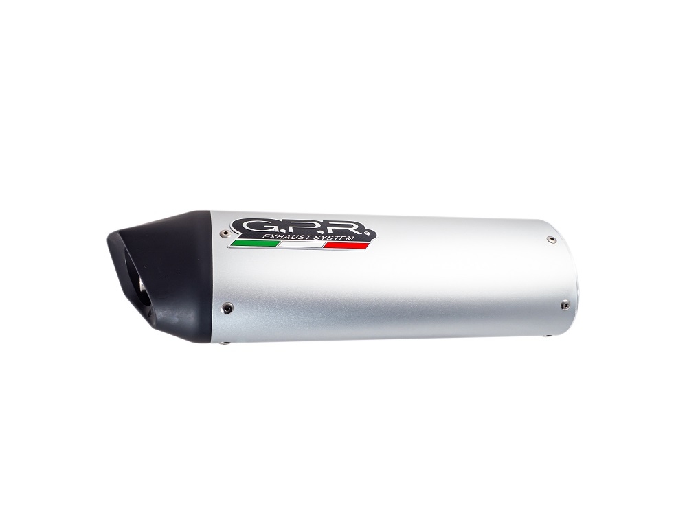 Exhaust compatible with Tuning TUNING 1980-2021, Furore alluminio, Universal silencer, without link pipe 