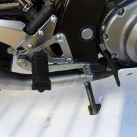 Exhaust compatible with Suzuki Gs 500 E - F 1989-2007, Satinox , Slip-on exhaust including removable db killer and link pipe, EPA-compliant 