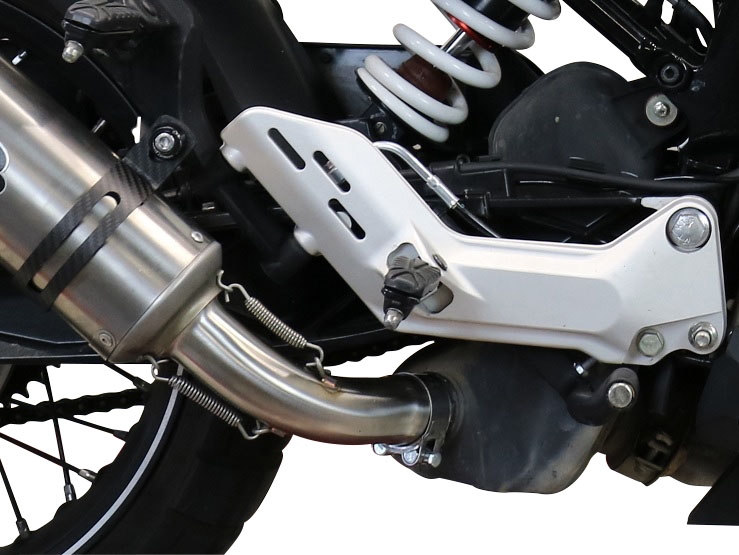 GPR exhaust compatible with Husqvarna Vitpilen 401 2021-2023, Powercone Evo, Slip-on exhaust including removable db killer and link pipe, EPA-compliant 