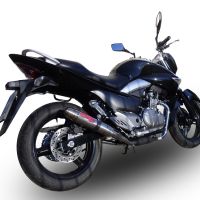 GPR exhaust compatible with Suzuki Gw 250 F Inazuma 2012-2017, Deeptone Inox, Dual slip-on exhausts including link pipes 