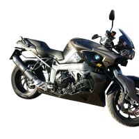 Exhaust compatible with Bmw K1300S K1300R 2009-2014, Furore Poppy, Slip-on exhaust including removable db killer and link pipe 