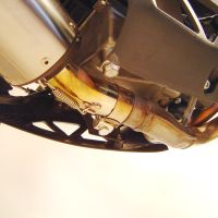Exhaust compatible with Kawasaki Versys 650 2006-2014, Gpe Ann. Poppy, Slip-on exhaust including removable db killer and link pipe 